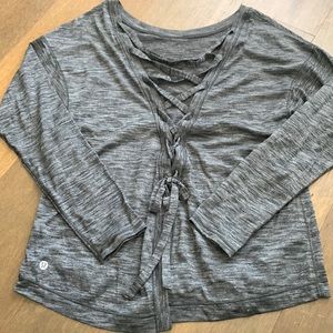 Lululemon lace up top